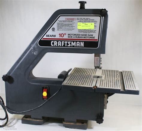 Craftsman 10 bandsaw - Sep 13, 2020 · Sears Craftsman 12" Band Saw Sander Blade Thrust Bearings Set of 2, 113.243xxx series. 4.3 out of 5 stars ... 
